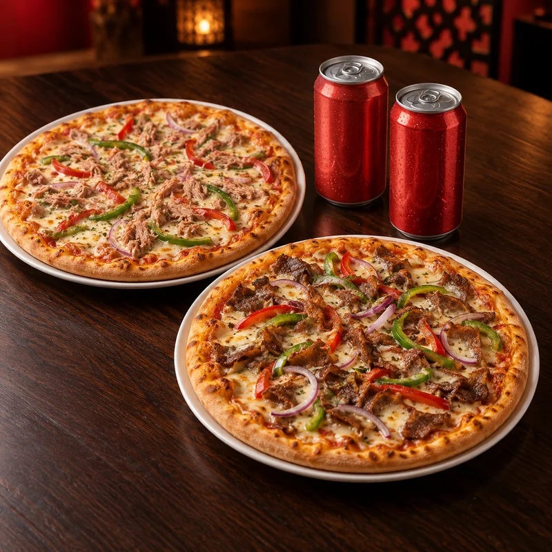 Pack 2 pizzas · 28 cm — imagen ilustrativa