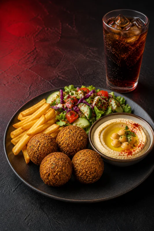 Plato falafel — imagen ilustrativa