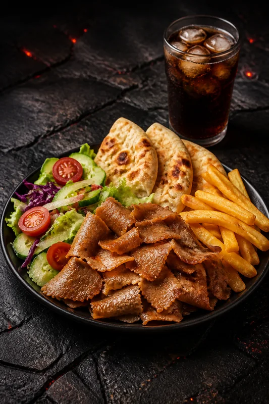 Plato kebab — imagen ilustrativa
