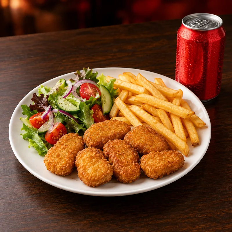 Plato nuggets — imagen ilustrativa