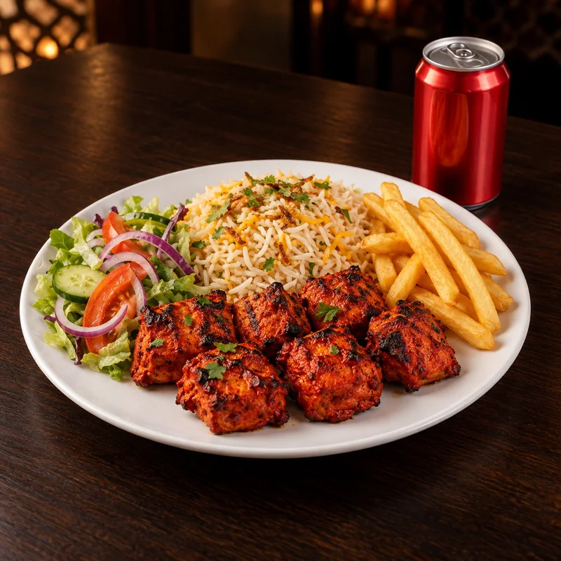 Plato pollo tikka — imagen ilustrativa