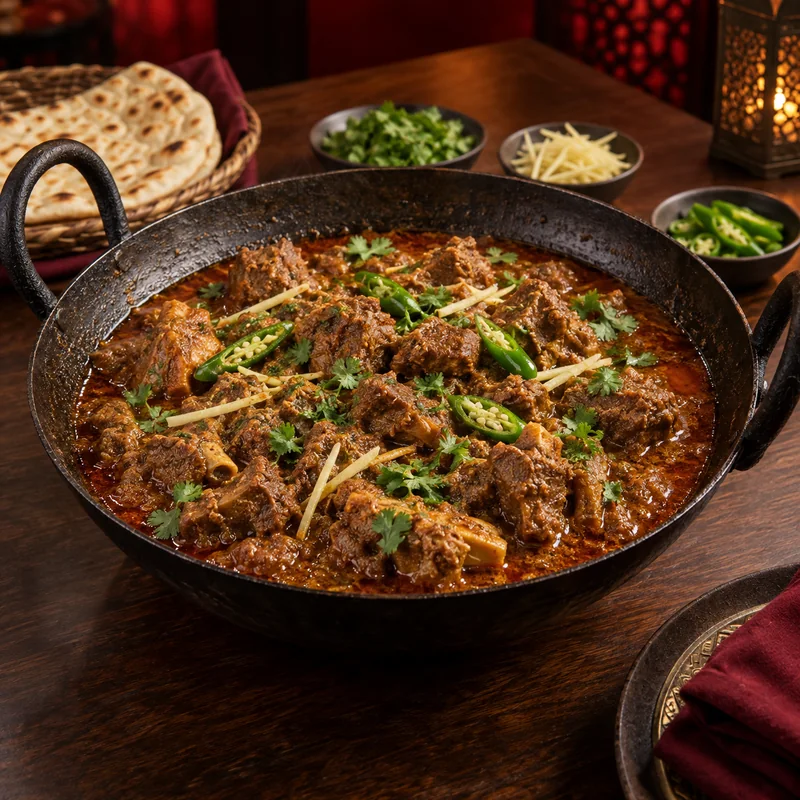 Ternera Karahi · 1 kg — imagen ilustrativa