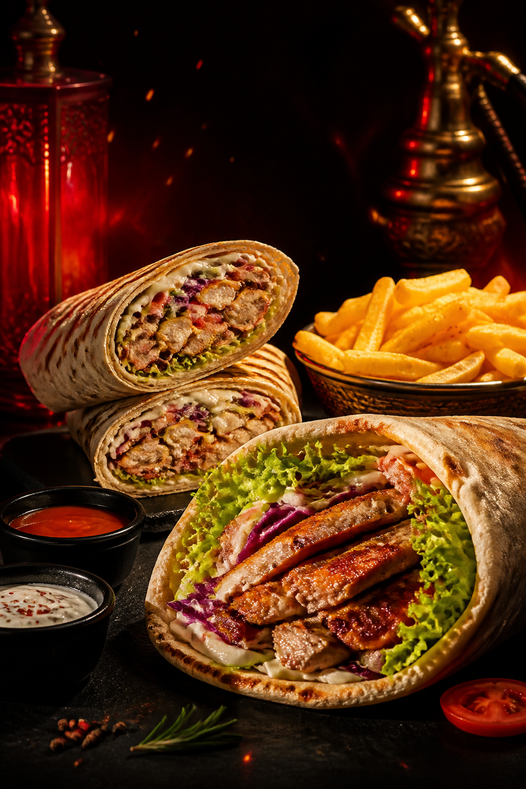 Carta pollo y bebidas